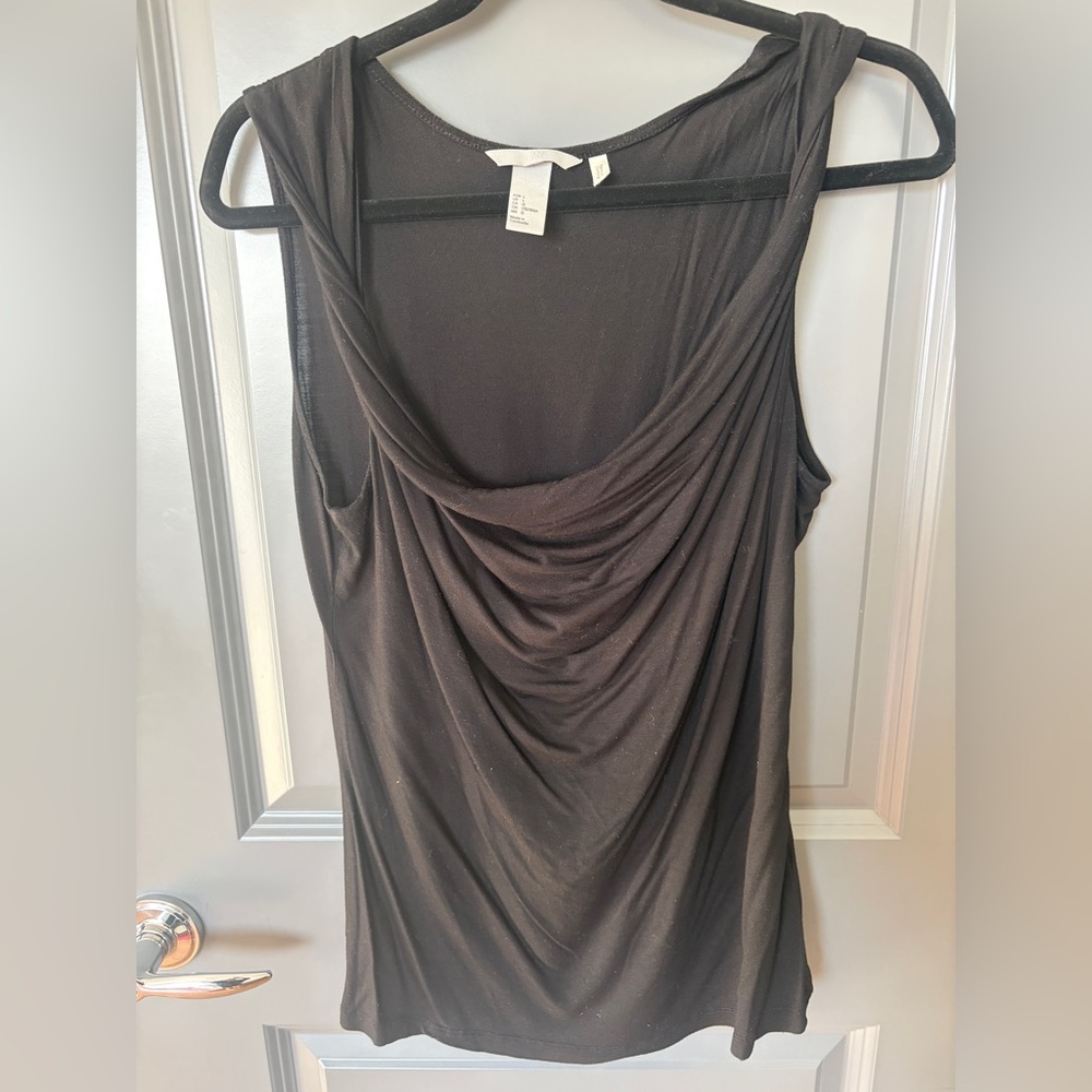 H&M draped  neck Tank Top - large